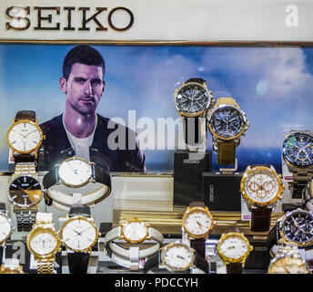 Krakau, Polen. 20 Mär, 2018. Seiko Watch Shop. Quelle: Igor Golovniov/SOPA Images/ZUMA Draht/Alamy leben Nachrichten Stockfoto