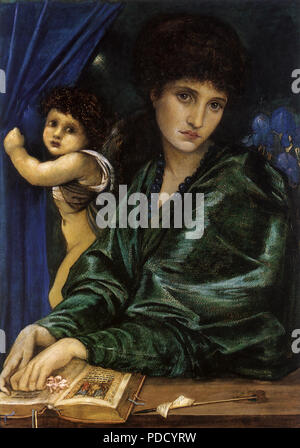 Portrait von Maria Zambaco, Burne-Jones, Sir Edward Coley, 1870. Stockfoto