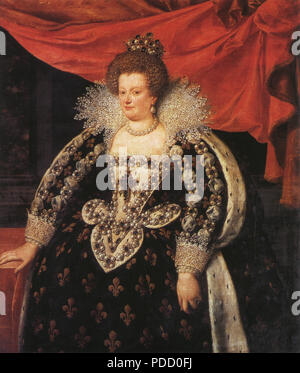 Marie de Medici, Königin von Frankreich 1611, Frans Pourbus der Jüngere,. Stockfoto