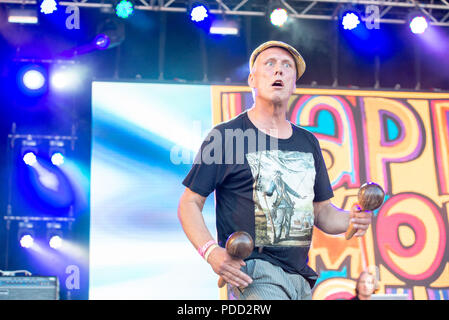 Sunday Sessions Scotland, Dalkeith Country Park, Bez Happy Mondays Stockfoto