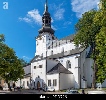 Die Kathedrale von Tallinn, Estland. St. Mary's Kathedrale (Tallinna Neitsi Maarja Piiskoplik Toomkirik), auf dem Domberg, Tallinn, Estland Stockfoto