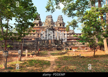 Antike Tempel Ta Keo in Angkor Wat, Siem Reap, Kambodscha Stockfoto