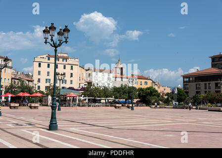 Place du General de Gaulle in Ajaccio auf Korsika, Frankreich, Stockfoto