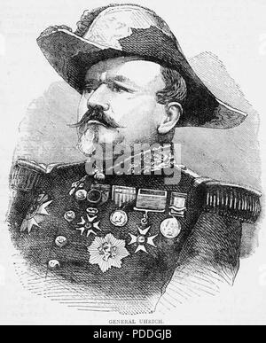 JEAN-JACQUES UHRICH (1802-1886) Militärgouverneur von Straßburg während der Belagerung im Jahr 1870 Stockfoto