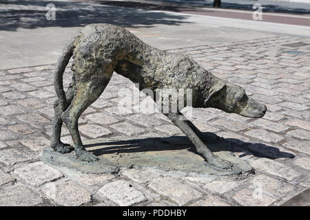 Irische Hungersnot Skulptur Stockfoto