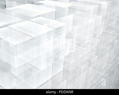 Abstrakte Würfel Hintergrund - digital erzeugte Bild Stockfoto