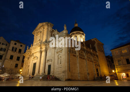 Dubrovnik Kathedrale Die Kathedrale Uznesenja BlaÅ¾ene Djevice Marije Stockfoto