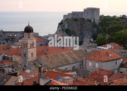 Fort Lovrijenac Dubrovnik, Kroatien, Europa Stockfoto