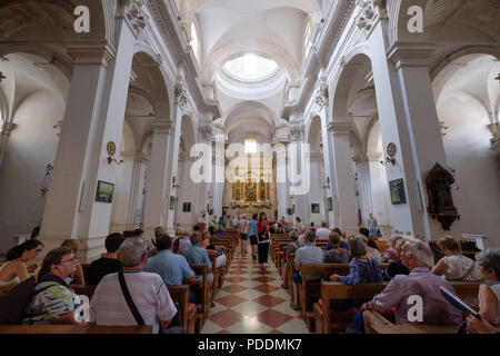 Die Kathedrale in Dubrovnik, Kroatien, Europa Stockfoto