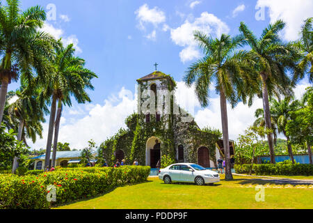 Falmouth, Jamaika - Mai 02, 2018: Die alten kolonialen Kirche. Jamaika Stockfoto