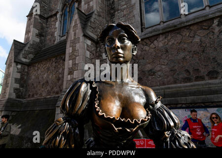 Molly Malone Statue in Dublin Stockfoto