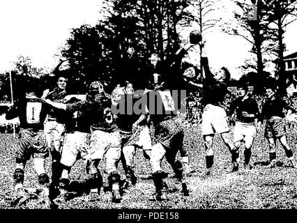 98 Championnat de France de Rugby 1930, balle de Touche, Récupération quillanaise Stockfoto