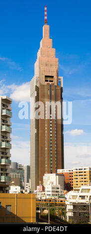 NTT Docomo Yoyogi Gebäude in Shibuya Station Tokyo Japan Asien Stockfoto