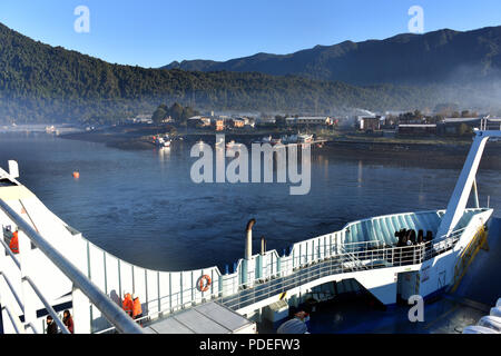 Patagonien, Sektor Hornopiren Stockfoto