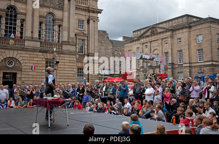 Edinburgh Fringe Festival, Schottland, Großbritannien Stockfoto