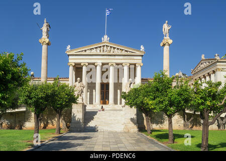 Akademie von Athen - Griechenland Stockfoto