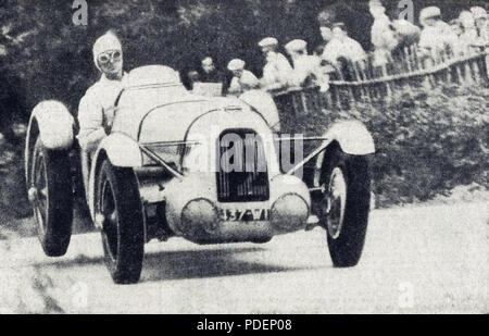 212 Louis Chiron, Sieger Coupe du Grand Prix de l'ACF 1937 Stockfoto