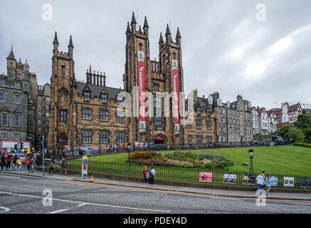 Die Aula währenddes Edinburgh Festival Fringe 2018 Damm Ort Edinburgh Schottland Großbritannien Stockfoto