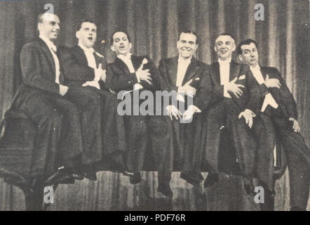 44 BASA -1868 K -1-44-9-Comedian Harmonists, 1938 Stockfoto