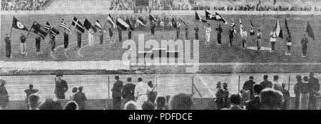 108 Cérémonie de cloture des championnats d'Europe 1938 à Colombes Stockfoto