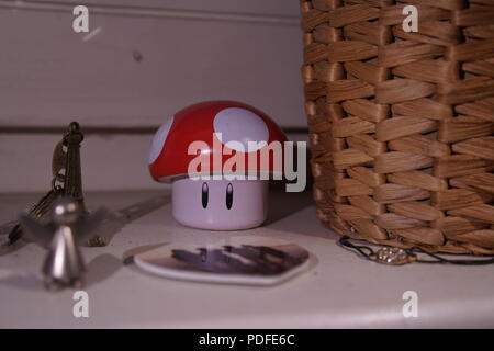 Super Mario Mushroom Stockfoto