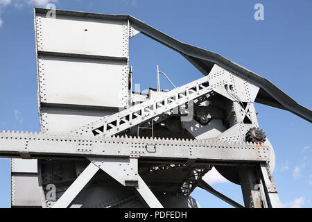 Scherzer rolling lift Bridge Stockfoto