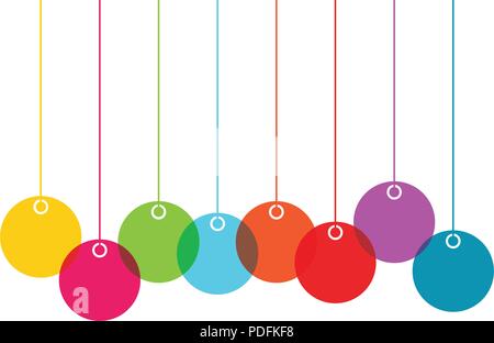 Farbe Vektor-illustration Lampions auf weißem Hintergrund Stock Vektor