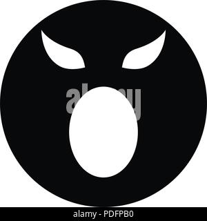 Ghost Symbole Vector Illustration von flachen Design Zeichen Stock Vektor