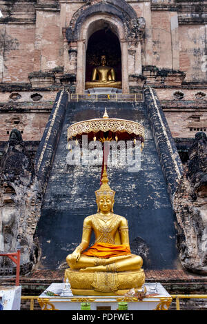 Wat Chedi Luang, Chiang Mai, Thailand Stockfoto