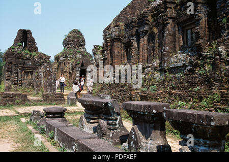 Ruiniert Hindu Tempel bei meinem Sohn in der Nähe von Hoi An, Vietnam Stockfoto