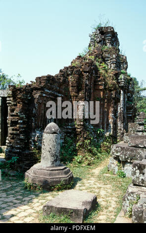 Ruiniert Hindu Tempel bei meinem Sohn in der Nähe von Hoi An, Vietnam Stockfoto