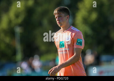 Horst, Niederlande - 29. Juni 2018: Spieler des RSC Anderlecht Alexis Saelemaekers in Aktion beim Freundschaftsspiel RSC Anderlecht vs PAOK bei Sport park Stockfoto