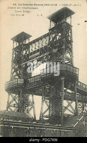 211 Loos-en-Gohelle-Fosse n° 15 - 15 Biz des Mines de Linse (03) Stockfoto