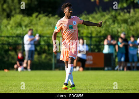 Horst, Niederlande - 29. Juni 2018: Spieler des RSC Anderlecht Abdoul Dante in Aktion beim Freundschaftsspiel RSC Anderlecht vs PAOK bei Sport park Sportin Stockfoto