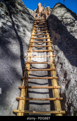 Alkoven House Trail im Bandelier National Monument, New Mexico Stockfoto