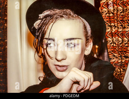 Boy George in den achtziger Jahren Stockfoto