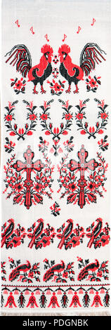 Ukrainische folk Stickerei, handgefertigte Stockfoto