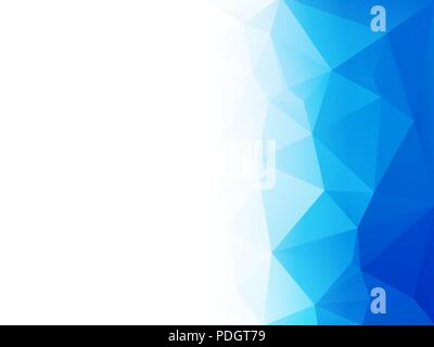 Abstrakt Blau wasser Low Poly vector Hintergrund Stock Vektor