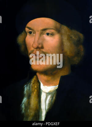 Porträt eines jungen Mannes 1507 von Albrecht Dürer (1471-1528) Deutscher Deutschland Stockfoto