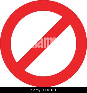 Stoppzeichen Template Vector Illustration Design Stock Vektor