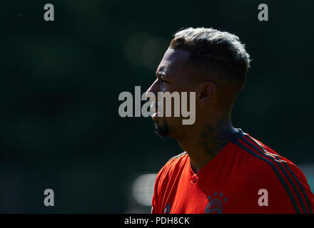 Rottach Egern, Deutschland. 09 Aug, 2018. FC Bayern München, Rottach Egern, August 09, 2018 Jerome BOATENG (FCB 17) halbe Größe, Porträt, im Trainingscamp zur Vorbereitung Saison 2018/2019, 9. August 2018 in Rottach-Egern, Tegernsee, Deutschland. Credit: Peter Schatz/Alamy leben Nachrichten Stockfoto