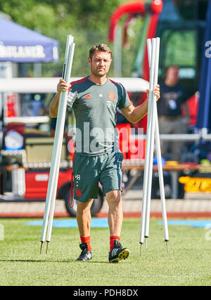 Rottach Egern, Deutschland. 09 Aug, 2018. FC Bayern München, Rottach Egern, August 09, 2018 Robert KOVAC, Assistent Coach, im Trainingscamp zur Vorbereitung Saison 2018/2019, 9. August 2018 in Rottach-Egern, Tegernsee, Deutschland. Credit: Peter Schatz/Alamy leben Nachrichten Stockfoto