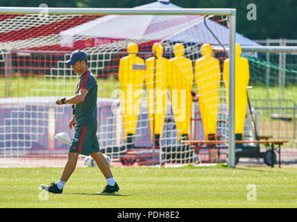 Rottach Egern, Deutschland. 09 Aug, 2018. FC Bayern München, Rottach Egern, August 09, 2018 Head Coach Niko Kovac (FCB) im Trainingscamp zur Vorbereitung Saison 2018/2019, 9. August 2018 in Rottach-Egern, Tegernsee, Deutschland. Credit: Peter Schatz/Alamy leben Nachrichten Stockfoto