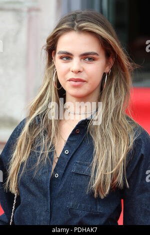 London, UK, 09. August 2018, Bee Beardsworth, die Frau-UK Premiere Film 4 Sommer-Opening Night, Somerset House River Terrace, London, UK, 09. August 2018, Foto von Richard Goldschmidt Credit: Rich Gold/Alamy leben Nachrichten Stockfoto