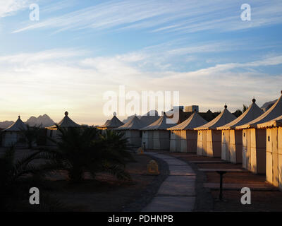 Wadi Rum Desert Camp, Jordanien Stockfoto