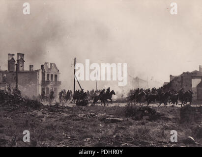 267 polnische Kavallerie in Sochaczew (1939) Stockfoto