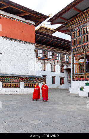 Tashichhoedzong in der Stadt von Thimphu, Bhutan Stockfoto