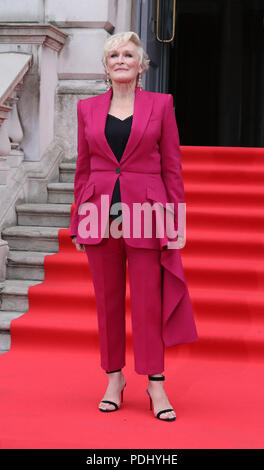 Glenn Close Ankunft in der UK Premiere der Frau im Somerset House in London. Stockfoto