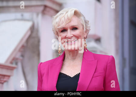 Glenn Close Ankunft in der UK Premiere der Frau im Somerset House in London. Stockfoto