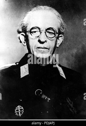 372 Vojtech Tuka in Uniform Stockfoto